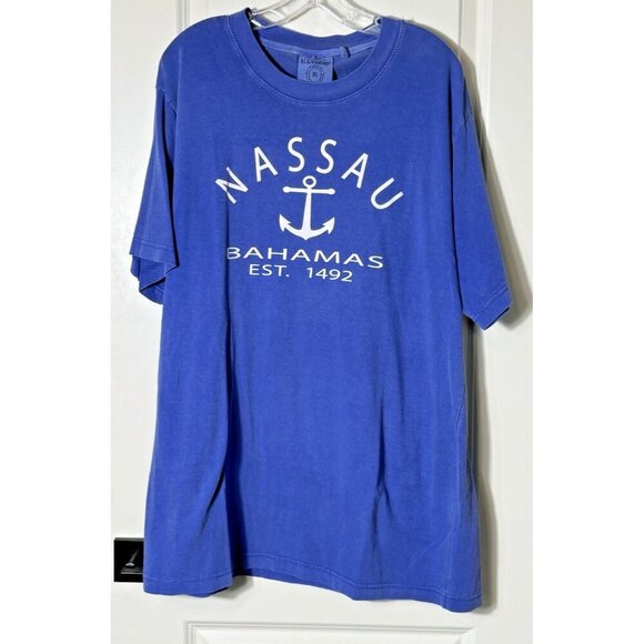 US Vintage Nassau Bahamas‎ Short Sleeve Tshirt Adult XL - Picture 1 of 7
